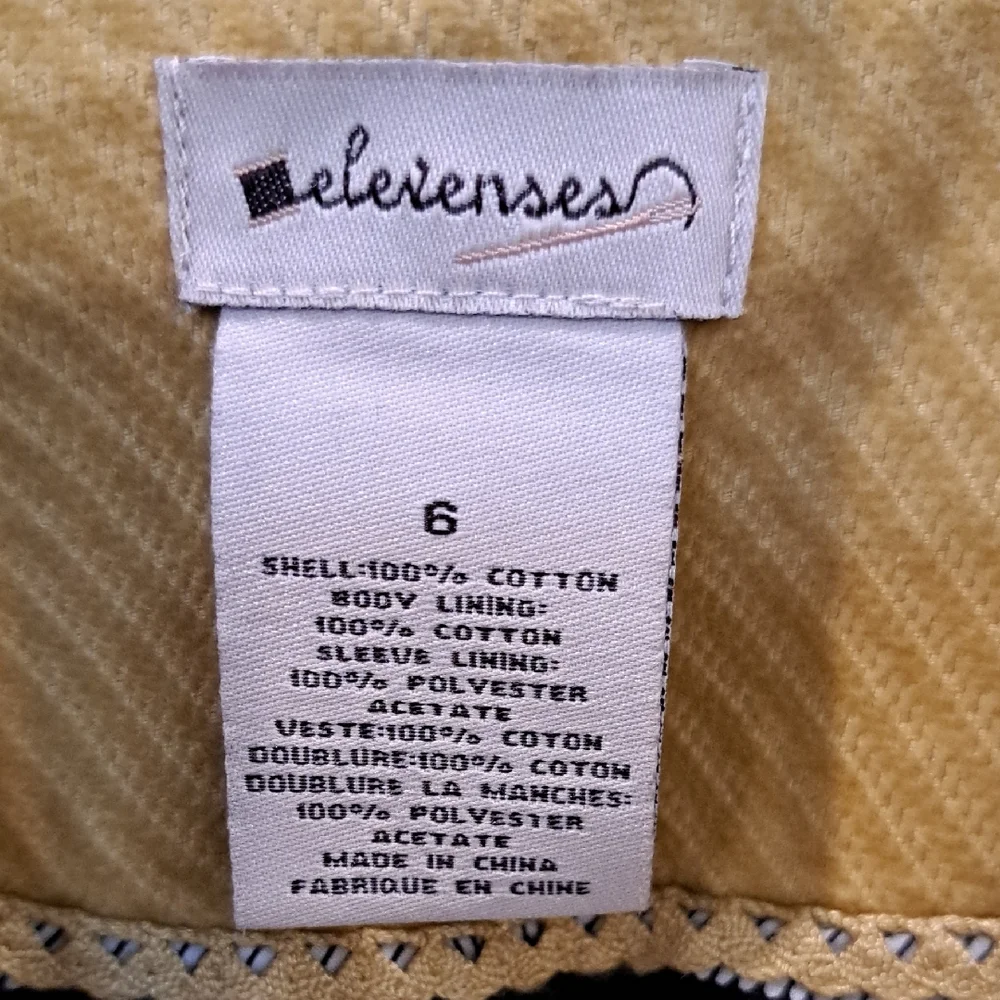 Elevenses Mustard Yellow Pea Coat with Structured Silhouette - Picture 2 of 6